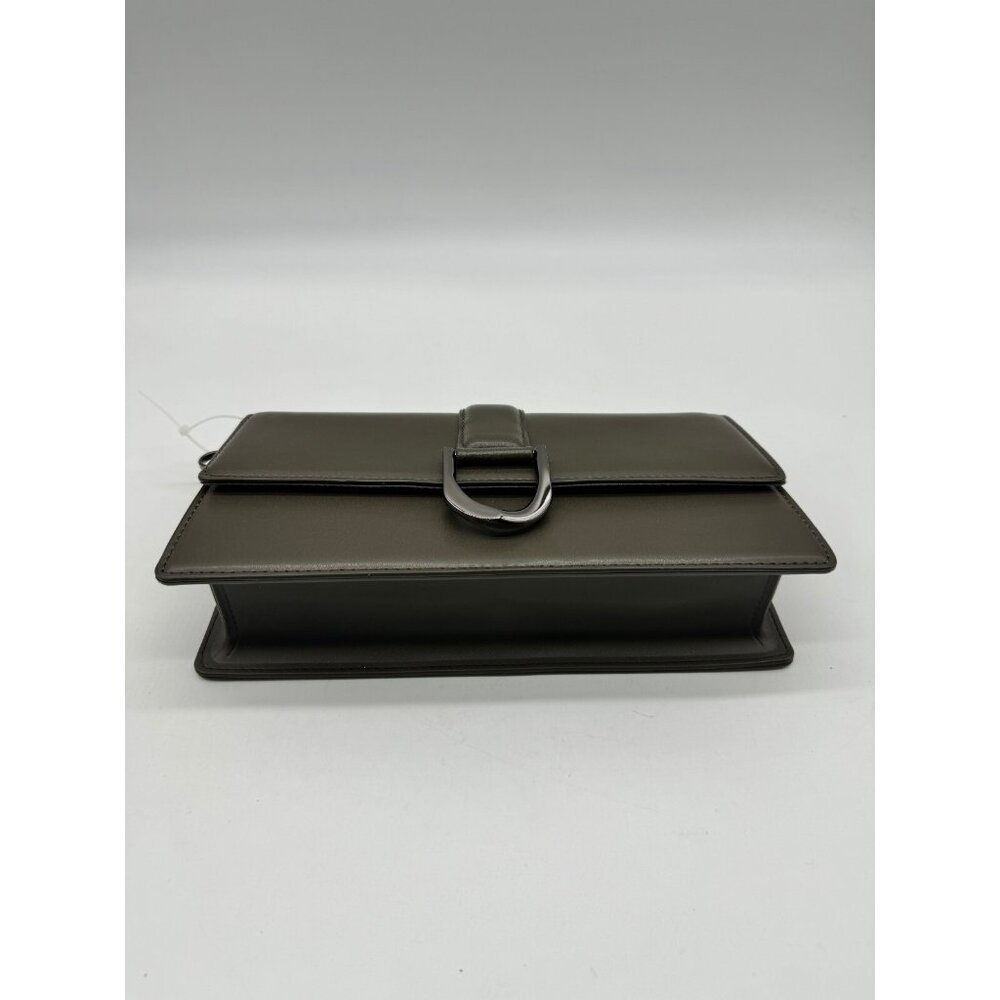 LIKE DREAMS Georgie East West front buckle faux-leather crossbody bag- Olive - Picture 13 of 16